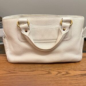 Authentic Celine Boogie- White Leather